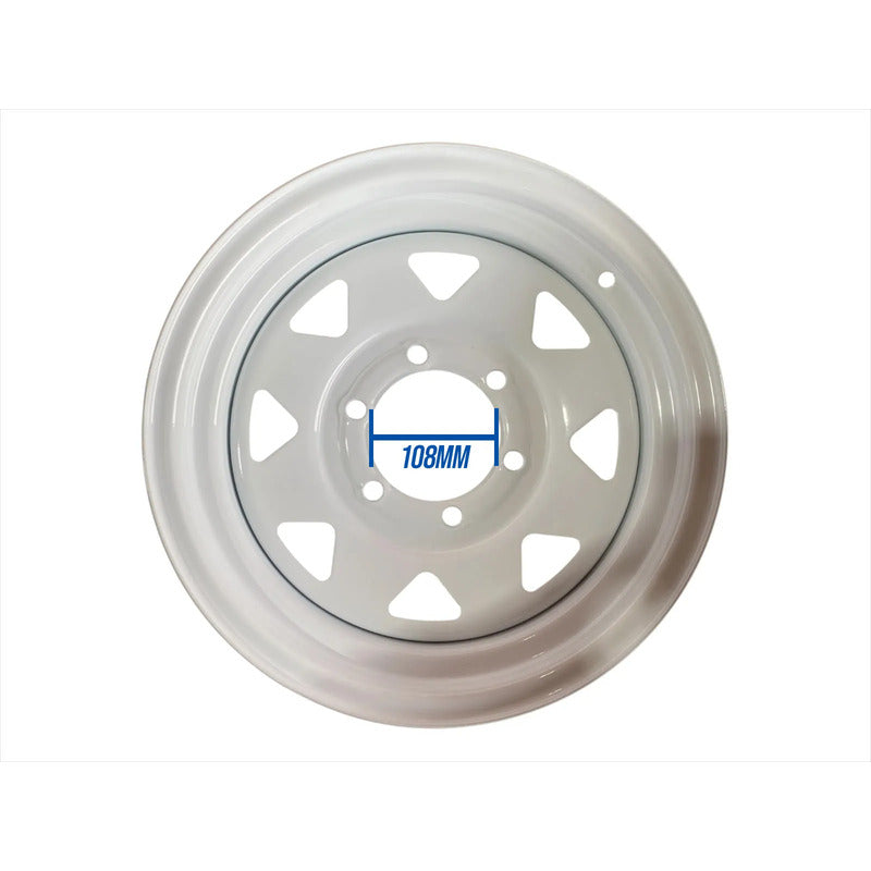Par Llantas Para Carro De Arrastre Aro15 6x139.7 Dukao