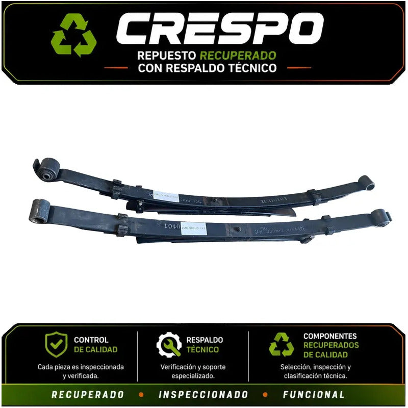 Paquete De Resorte Jmc Vigus 2.4 4x2 (par) Crespo