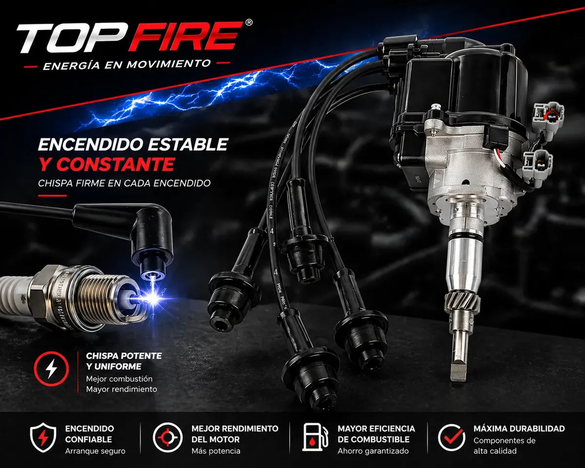 Distribuidor Toyota Hilux 4y Encendido Electrónico Top Fire