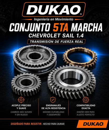 Kit Caja De Maza 5ta Chevrolet Sail 1.4 Dukao