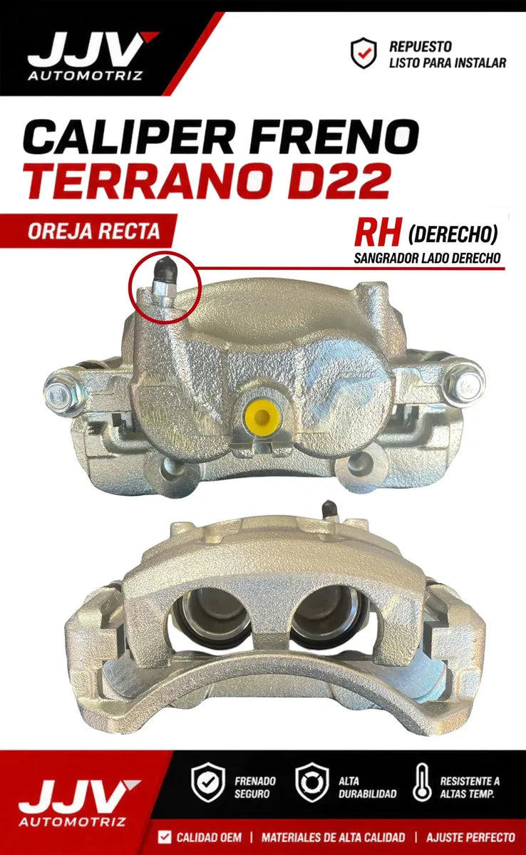 Caliper Derecho Oreja Recta Nissan Terrano Qd32 Td27