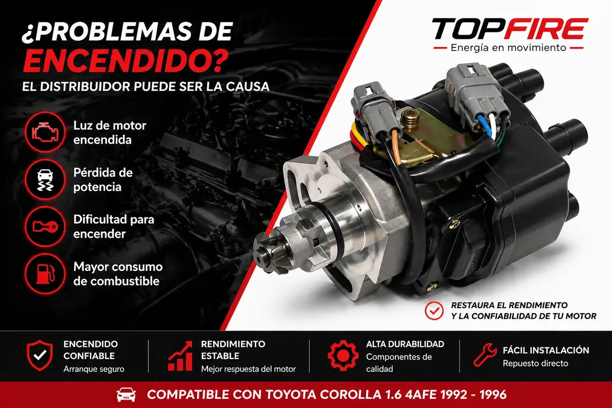 Distribuidor Toyota Corolla 4afe 1.6 1993 - 1998 Topfire