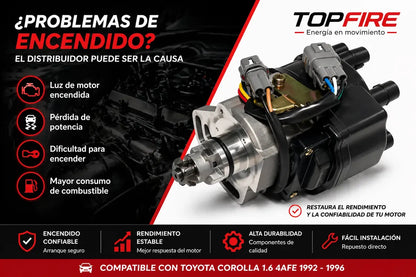 Distribuidor Toyota Corolla 4afe 1.6 1993 - 1998 Topfire
