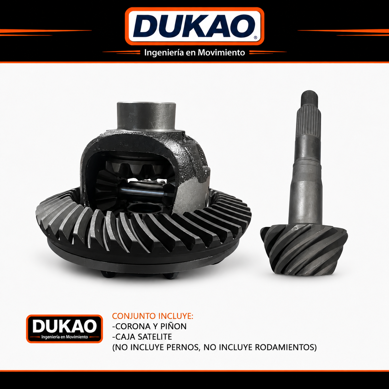 Diferencial Delantera Toyota Hilux 2.5 43x11 3.9 Dukao