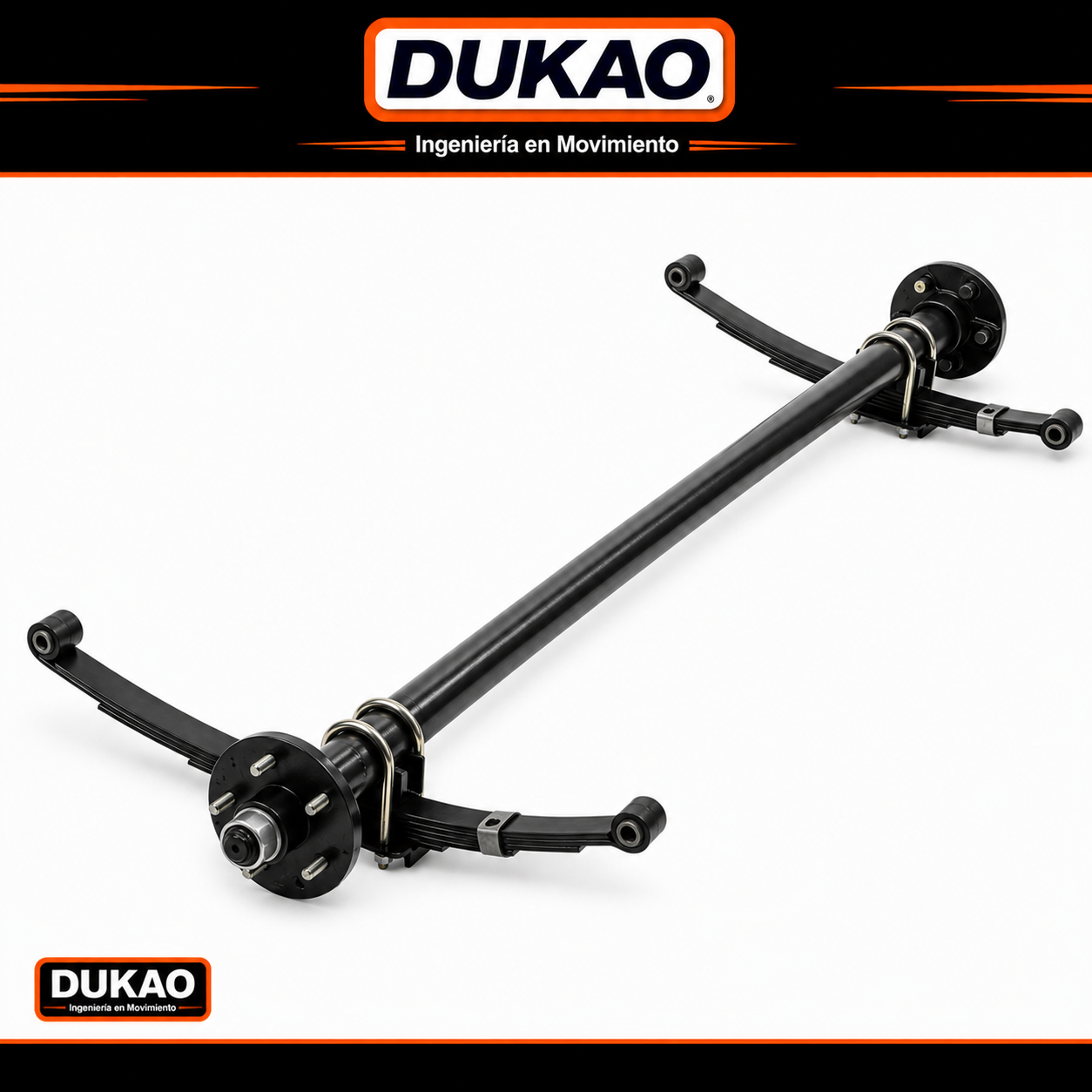 Eje Sin Freno 2700kg 6x139.7 Carro Arrastre Dukao