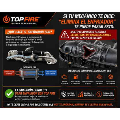 Enfriador Egr Mazda Bt50 3.2 2.2 2017-2023 Top Fire Gris