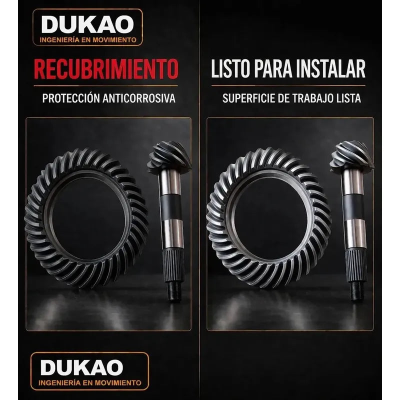 Piñon Y Corona Delantera Toyota Hilux 06/15 43x12 3.58 Dukao