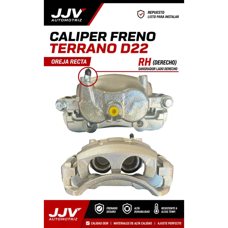 Caliper Derecho Oreja Recta Nissan Terrano 2.7 3.2