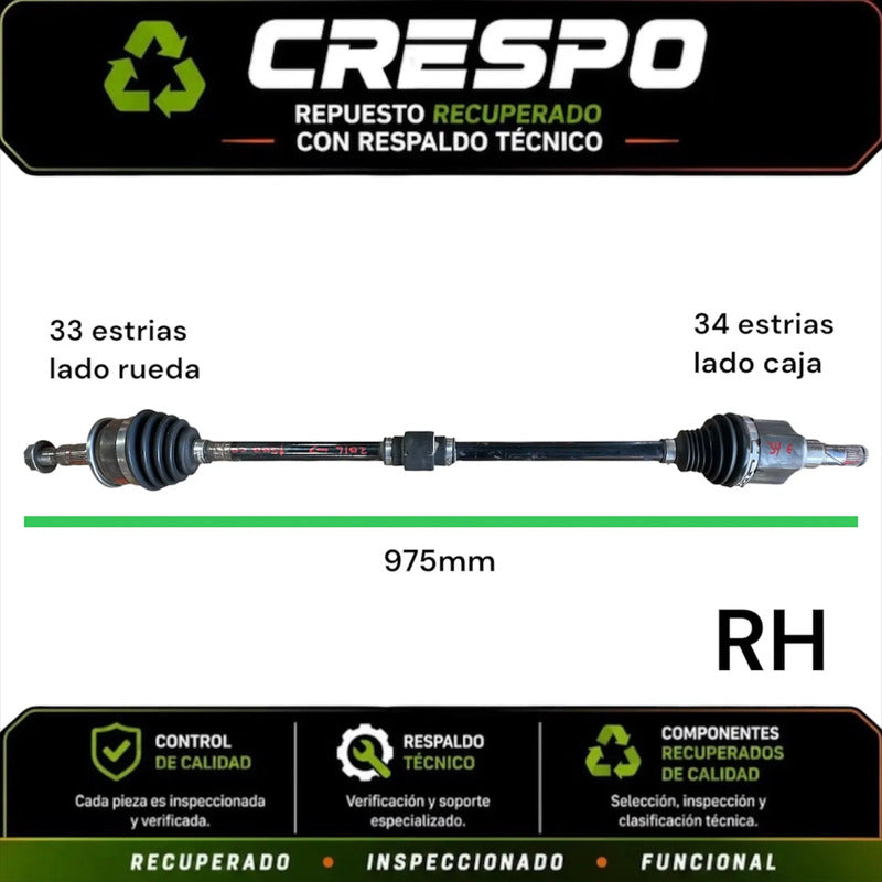 Eje Palier Derecho Chevrolet Cavalier 1.5 2023