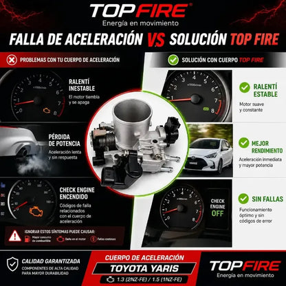 Cuerpo De Aceleracion Toyota Yaris S 1999/2005 Top Fire