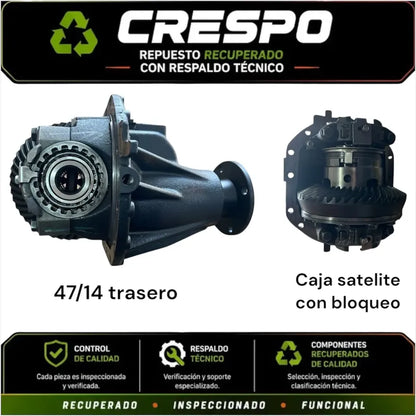 Diferencial Trasero Nissan Np300 4x4 47/14 C/bloqueo Crespo