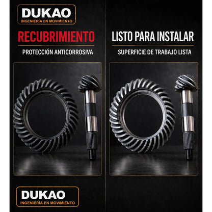 Corona Piñon Diferencial Trasero Hilux 43x11 3.9 Dukao
