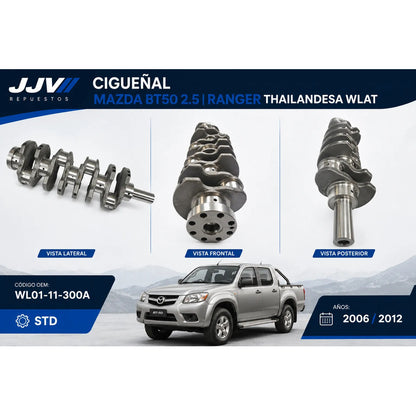 Cigueñal Mazda Bt50 2.5 Ranger Thailandesa Wlat 06/12