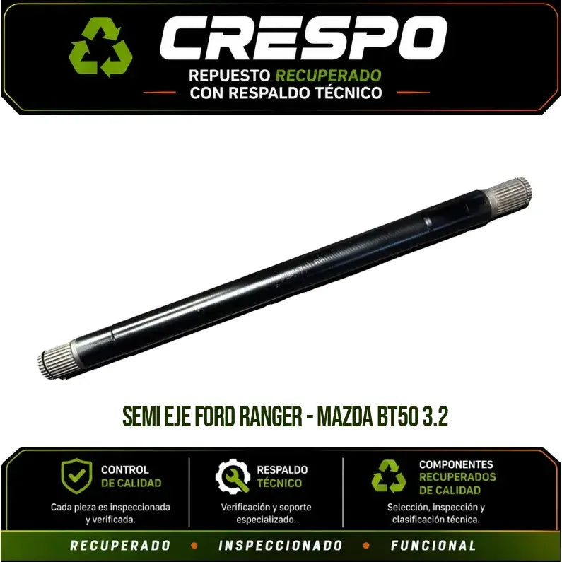 Semi Eje Delantero Derecho Rh Ranger - Bt50 3.2 Usado