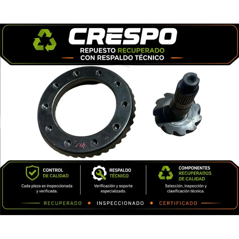 Corona Piñon Toyota Delantera 41x11 Hilux 2006-2015 Crespo