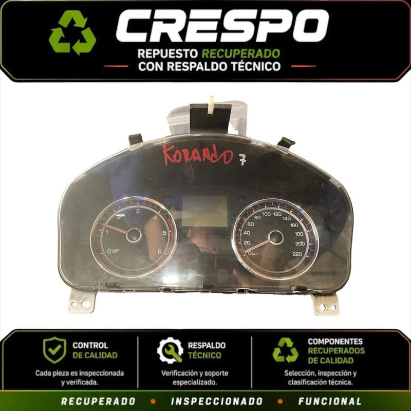 Sinóptico Ssangyong Korando 2011-2015 2.0 Mecanico Negro