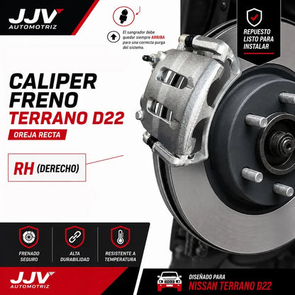 Caliper Derecho Oreja Recta Nissan Terrano 2.7 3.2