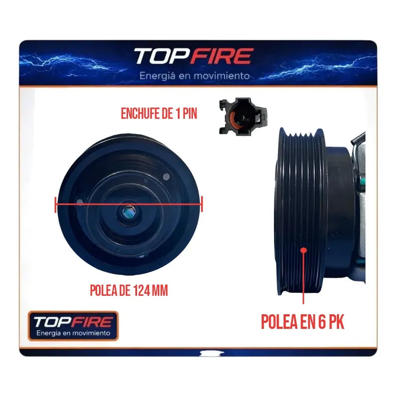 Compresor A/ac Hyundai Tucson 2.0d D4ea 2005/10 Top Fire