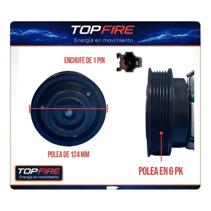 Compresor A/ac Hyundai Tucson 2.0d D4ea 2005/10 Top Fire