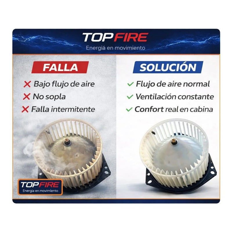 Motor Calefaccion Chevrolet Dmax 2014-2019 Aspa 16 Top Fire