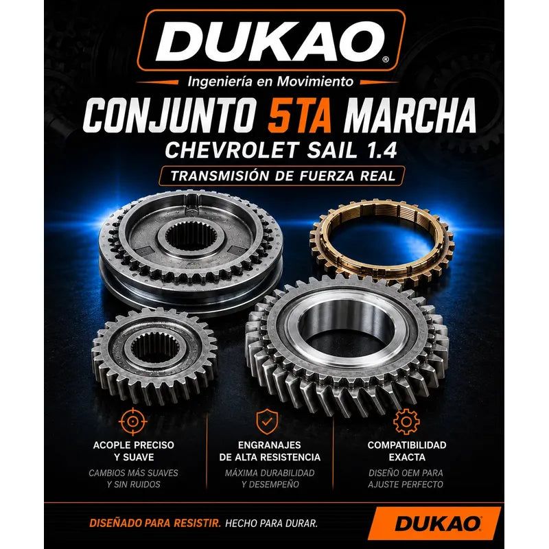 Kit Piñon 5ta Chevrolet Sail (quinta Velocidad) Dukao
