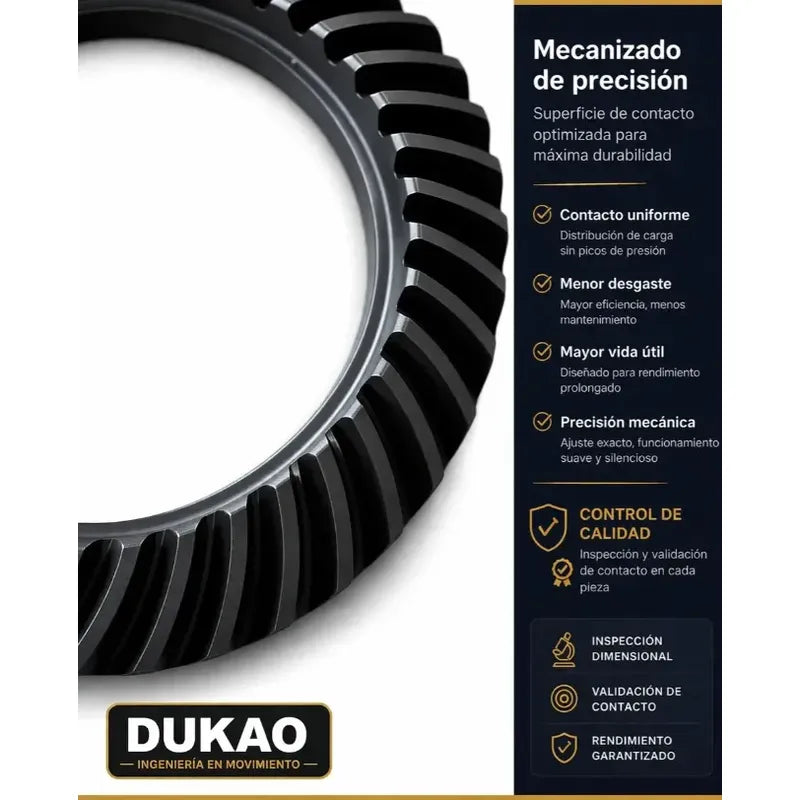 Diferencial Toyota Hilux Delantero Kit  2.5 43x11 3.9 Dukao