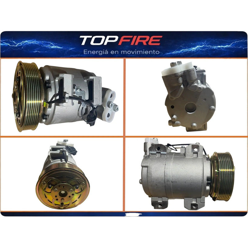 Compresor Aire Acondicionado Nissan Nv350 2014/21 Top Fire
