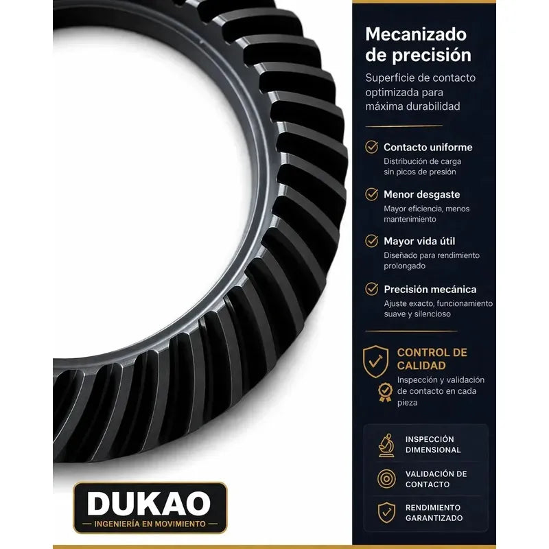 Piñon Y Corona Delantera Toyota Hilux 06/15 43x12 3.58 Dukao