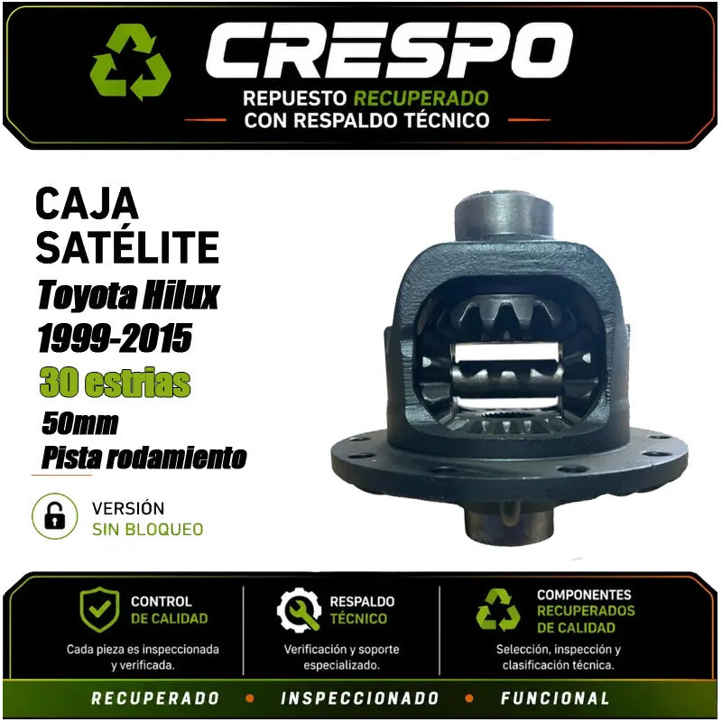 Caja Satelite Trasera Toyota Hilux 1989-15 Crespo