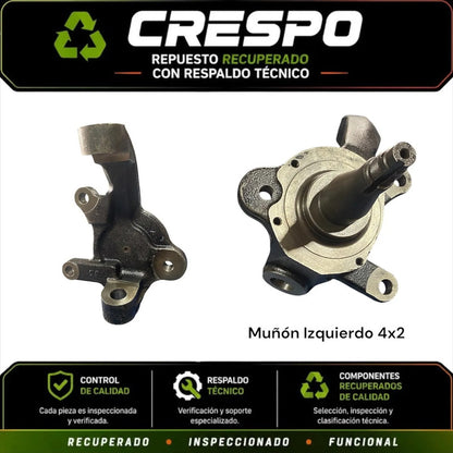 Muñon Delantero Nissan Terrano D22 2.5 Solo 4x2 Baja Crespo Izquierdo Lh