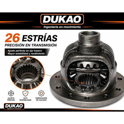 Caja Satelite Dmax 2.5 3.0 3.5 Trasera 26 Estrias  Dukao