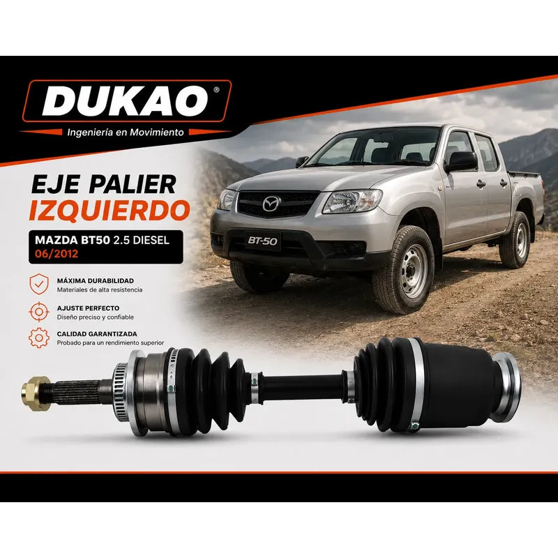 Eje Palier Ford Ranger / Mazda Bt50 2.5 Tailandesa Lh