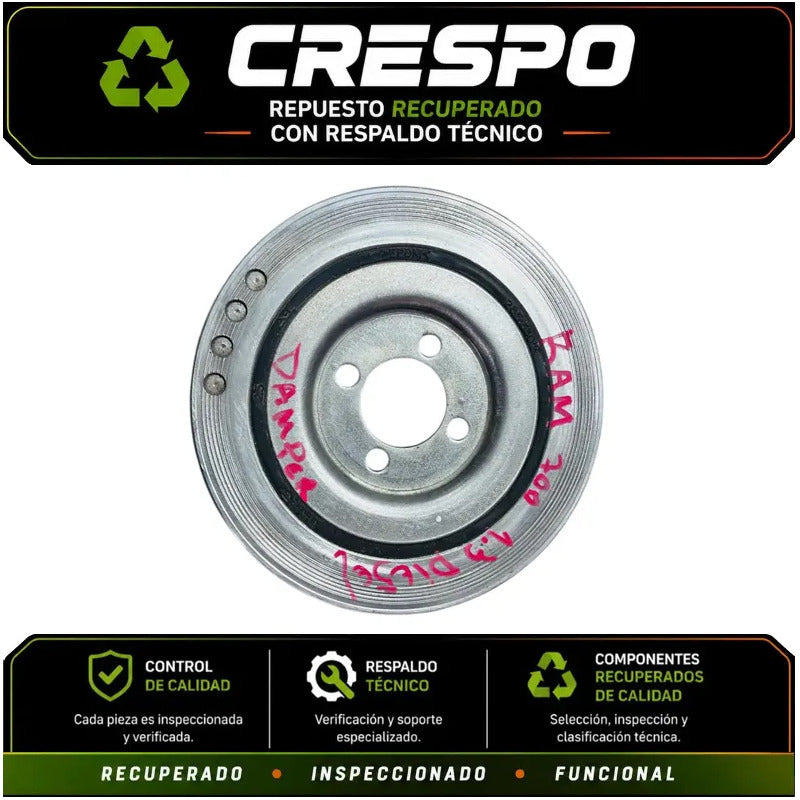 Damper De Cigueñal Ram 700 1.3 Diesel 2019-2023 Crespo