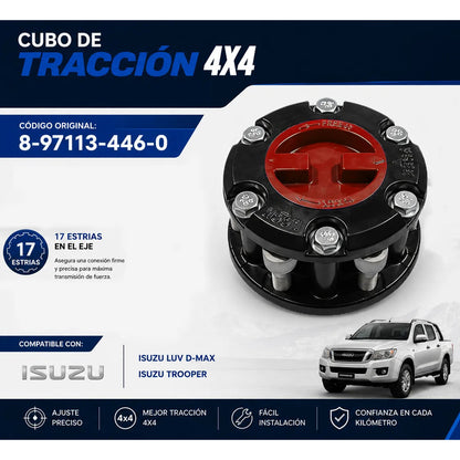 Cubo Traccion Chevrolet Luv 17 Estrías